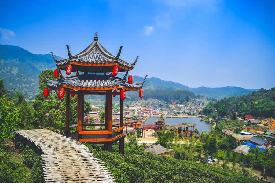 From Pai: Private Mae Hong Son Highlights Car Tour - Su Tong Pae Bamboo Bridge and Wat Phra That Doi Kongmu: Photos Plus Prayer Views