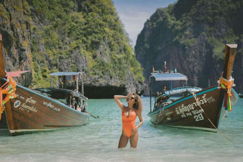 From Phi Phi: Full Day by Longtail Boat with Sunset - Monkey Beach and Viking Cave: quick stops with big character