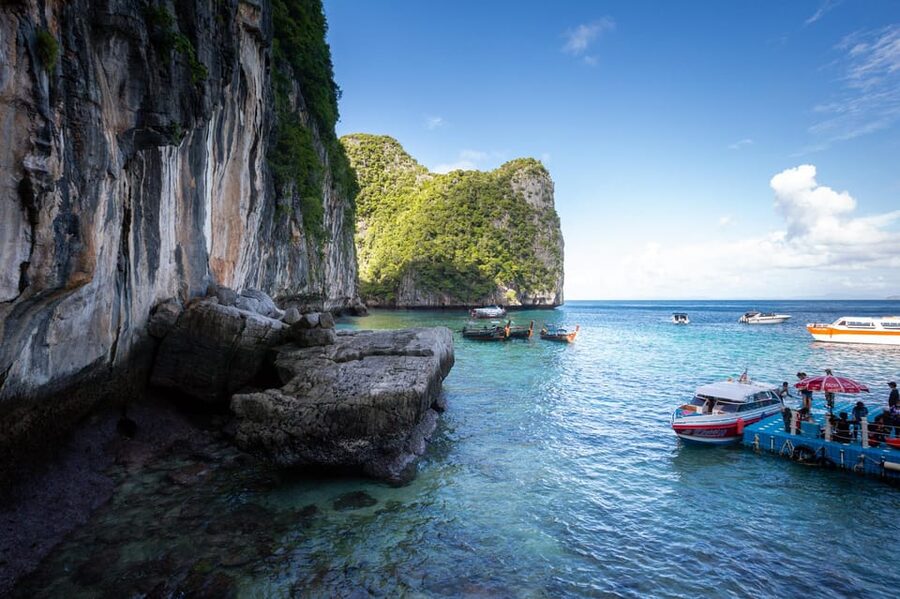 From Phi Phi: Full Day Longtail Tour Maya Bay & Snorkeling - Lunch box, fruits, water, and the small comfort items that help
