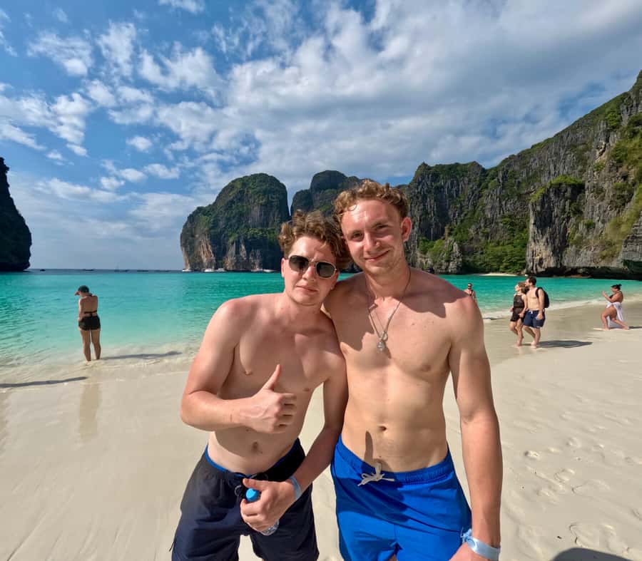 From Phi Phi Island: Maya Bay Sunset & Plankton by Speedboat - Viking Cave: The Cave Paintings Photo Stop
