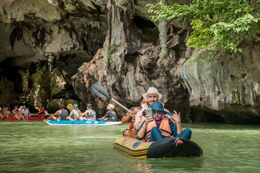 From Phuket: James Bond and Phang Nga Bay Tour by Speedboat - Ko Hong (Hong Island) kayaking: A different ecosystem, same water, new angle