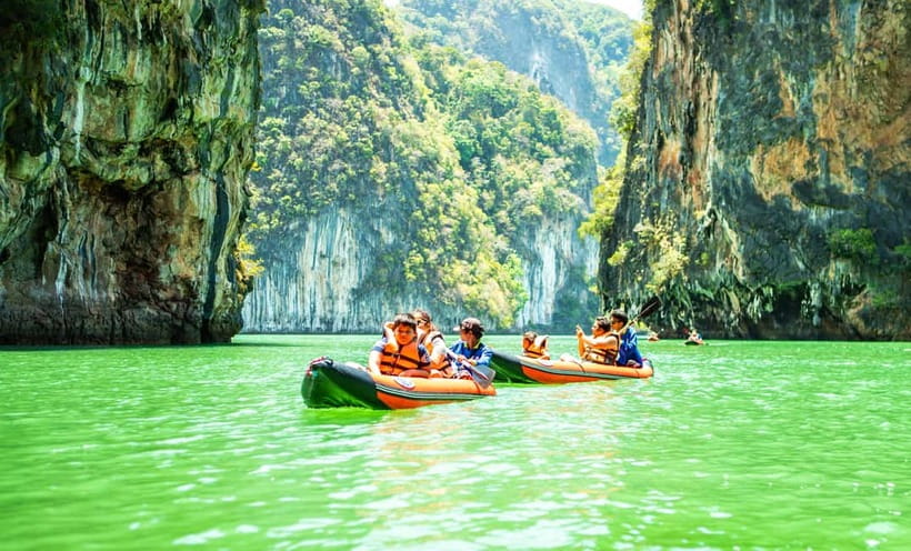 From Phuket : James Bond Island by Bigboat & Canoe Adventure - Phuket Pickup and the Ao Po Pier Start