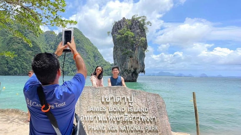 From Phuket : James Bond Island by Bigboat & Canoe Adventure - Hong Island Canoeing Through Lagoons and Reflections