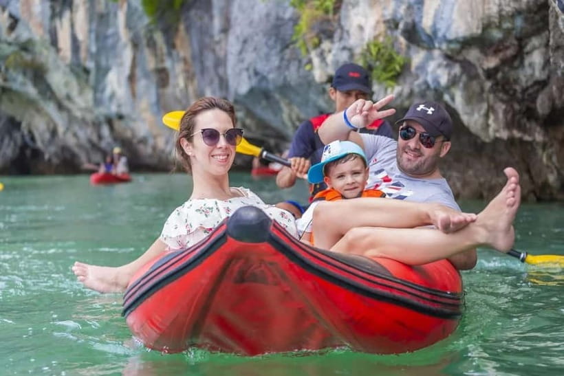 From Phuket : James Bond Island by Bigboat & Canoe Adventure - Panak Island Canoeing, and Choosing the Right Cave for the Tide