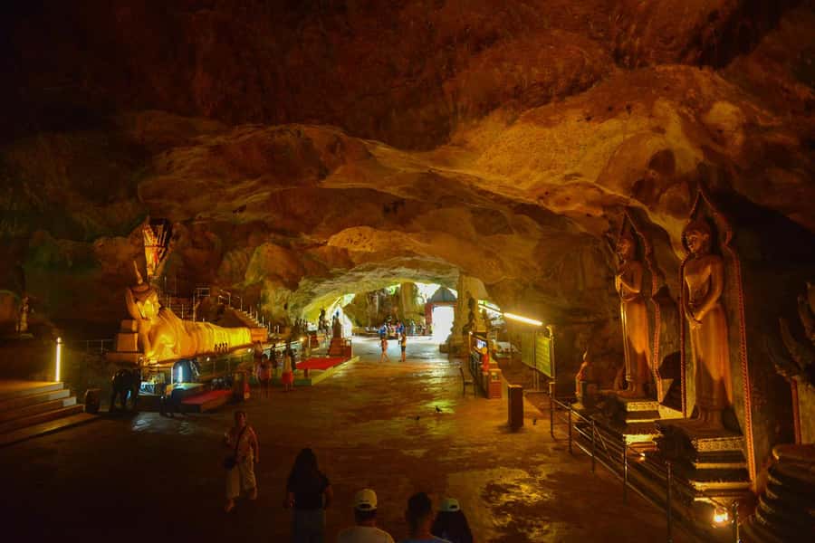 From Phuket: James Bond & Phang Nga Bay Tour by Longtail - Wat Suwan Khuha Temple: Monkey Cave vibes before the water