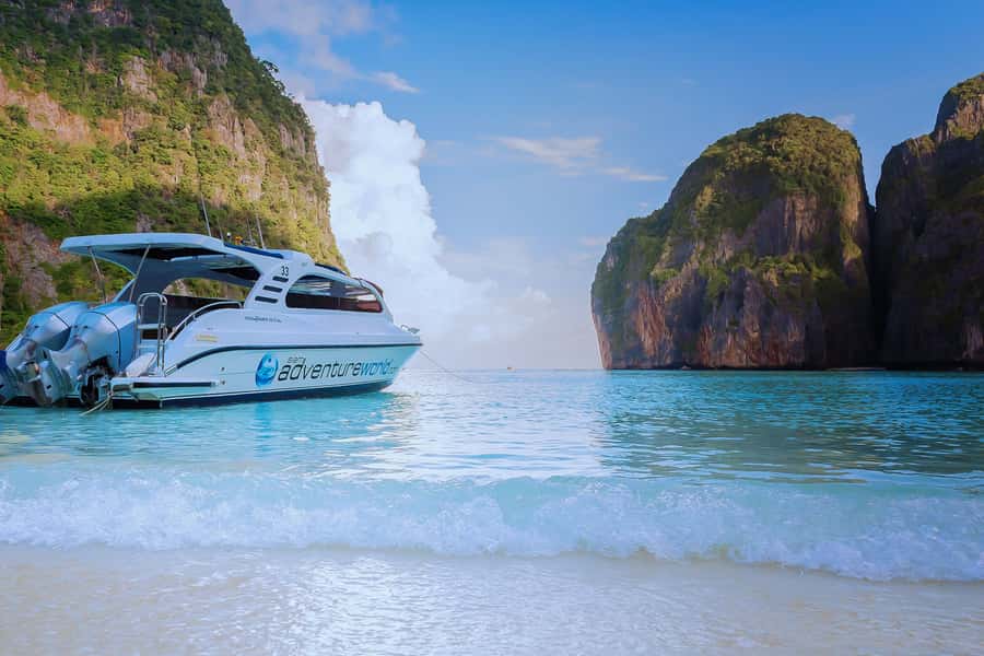 From Phuket Or Khao Lak: Phi Phi Islands Early Bird Tour - Stop one: Maya Bay before the masses, plus the timing note