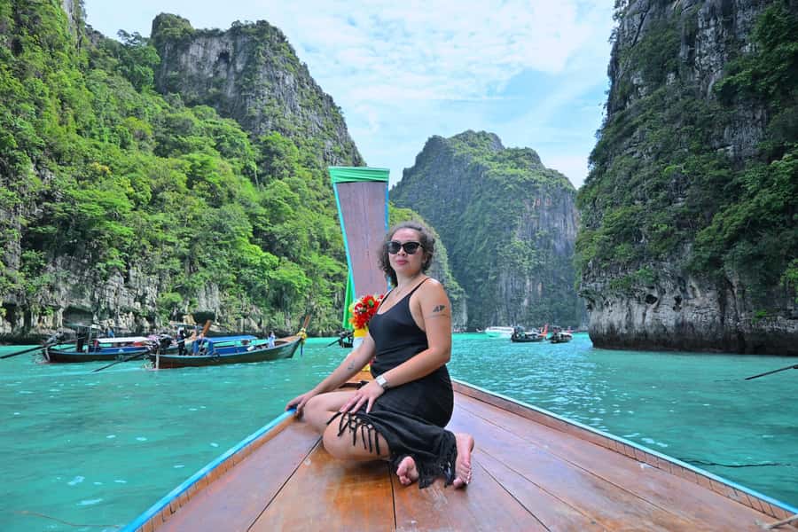 From Railay: Day Trip to Phi Phi with Private Longtail Tour - Private Longtail Time, Without Sleeping on Phi Phi