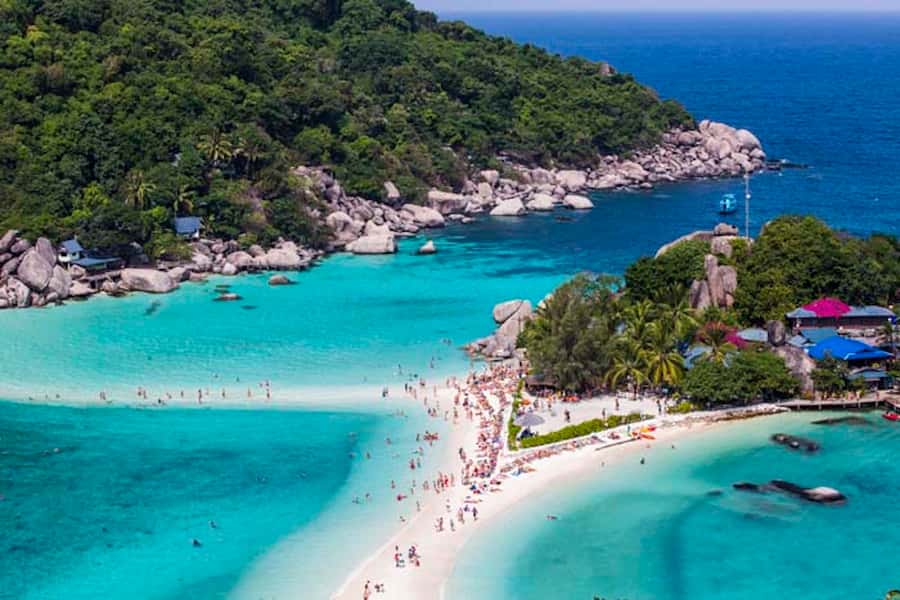 From Samui: Ko Tao and Koh Nang Yuan Speedboat Day Trip - Two reef stops: Ao Muang and Mango Bay snorkeling
