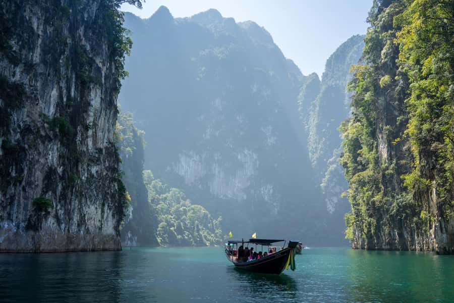 From Surat Thani : Khao Sok Private Boat Tour - Longtail Boat Cruising, Sun Cover, and How the Pacing Feels