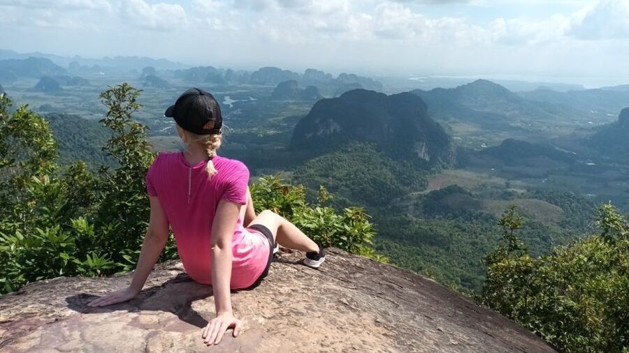 Full day Khao Hon Nak Trekking with lunch - The main climb: stepping up toward Hon Nak