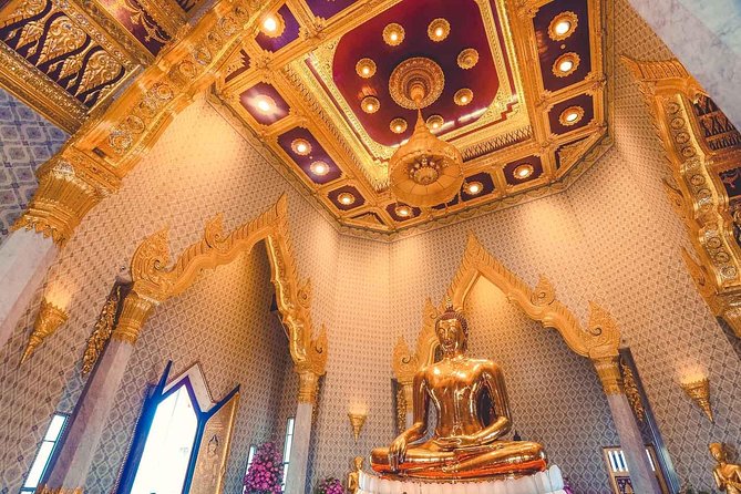 Golden Buddha, Reclining Buddha & Marble Temple Tour - Wat Phra Chetuphon: 95 pagodas and the reclining Buddha