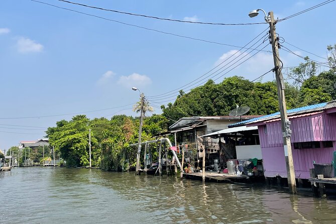 Hidden Bangkok Longtail Boat Tour to Big Buddha&Canal Life 2hrs - Longtail boat basics: comfort, noise, and photo timing