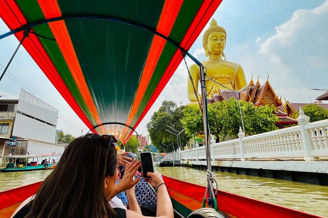 Hidden Bangkok Longtail Boat Tour to Big Buddha&Canal Life 2hrs - End at Tha Tien Pier, then you’re close to Wat Pho