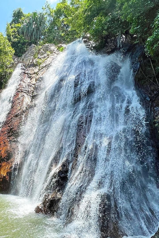 ISLAND TOUR ECO AROUND KOH SAMUI HALF DAY RARE SIGHTSEEING - Na Muang Waterfall 1: Swimming Time, Plus an Ethics Note