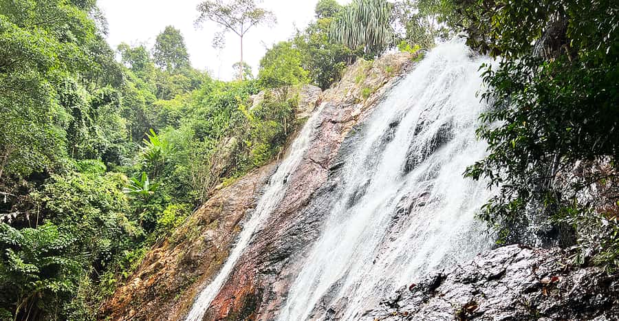 Jeep Tour Koh Samui Jungle Safari Full Day Adventure - Na Muang waterfall: swim and recharge time
