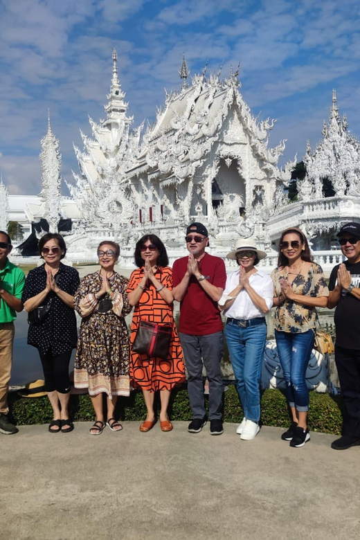 JOIN TOUR 1 day trip around Chiang Rai included lunch buffet - Wat Rong Khun White Temple: Where the Day Starts Bright