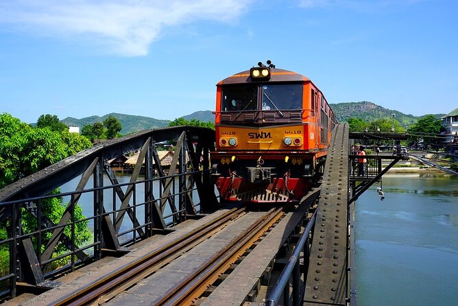 Kanchanaburi Full Day Tour: River Kwai and Erawan Falls - Bridge on the River Kwai: Walking a Working Piece of WWII History