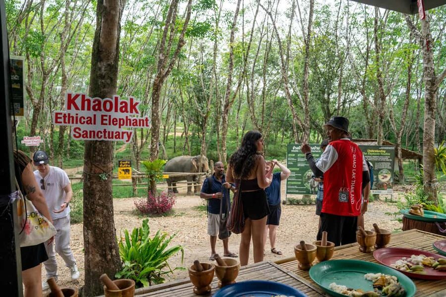 Khao Lak: 1-Hour Elephant Sanctuary Eco-Journey with Shuttle - The sanctuary welcome: safety briefing and meeting your guide