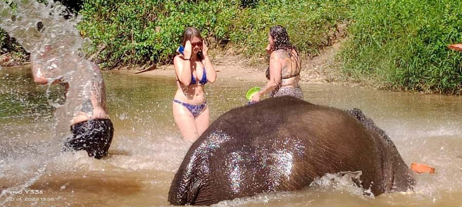 Khao Lak Ethical Adventure: Rafting, Turtles & Elephants - Wang Kiang Koo Waterfall: quick swim, cool-down, and what to wear
