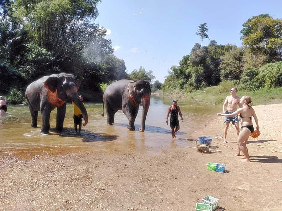 Khao Lak: Khao Sok Private Ethical Elephants & Rafting - Khao Sok Viewpoint and Mae Yai Waterfall: photos, viewpoints, and weather reality