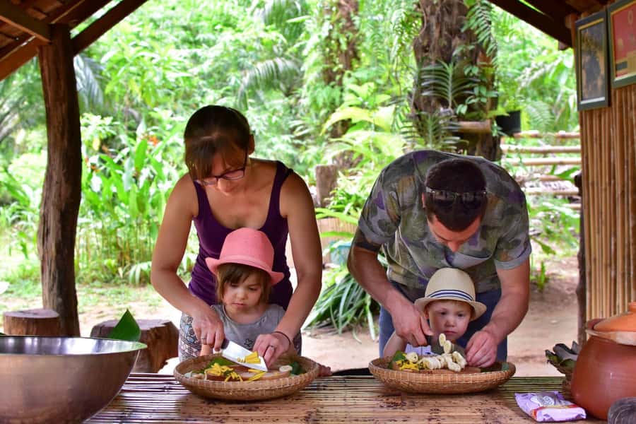 Khao Lak: Khao Sok Private Ethical Elephants & Rafting - Bamboo rafting on the Sok River: calm water, big scenery, and a good break