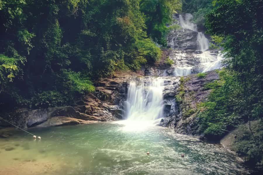 Khao Lak: Lampi Waterfall, Bamboo Rafting & Turtle Center - Khao Lak pickup and the quick shift into nature