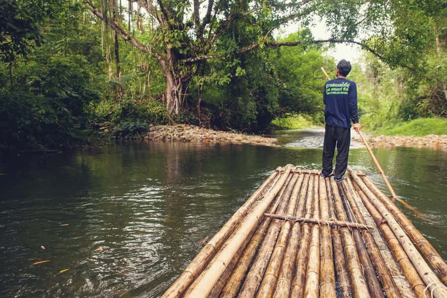 Khao Lak: Lampi Waterfall, Bamboo Rafting & Turtle Center - Lampi-Thaimuang National Park and Lampi Waterfall swim time