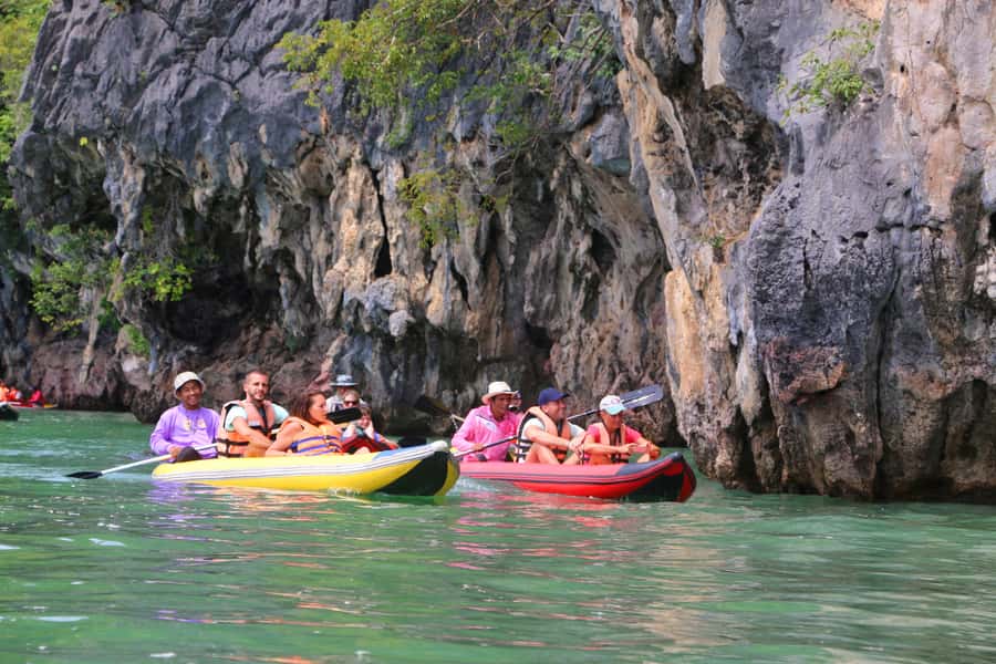 Khao Lak: Phang Nga Bay & James Bond Island by Longtail Boat - Longtail boat through Phang Nga Bay, mangroves to karst cliffs