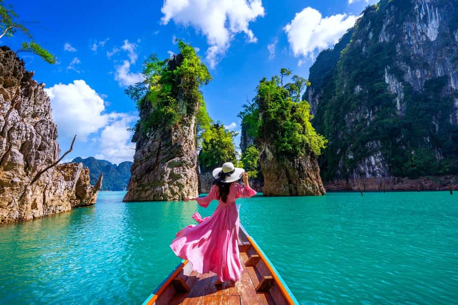 Khao Lak: Private Day Trip Khao Sok with Boat Tour & Lunch - Getting your bearings at Ratchaprapha Dam and the waypoints en route