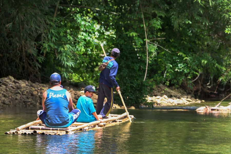 Khao Lak: Rafting, Elephant Bathing & Sea Turtle Center Tour - Ton Pling Waterfall Refresh Break, Great Views, Mixed Water Flow