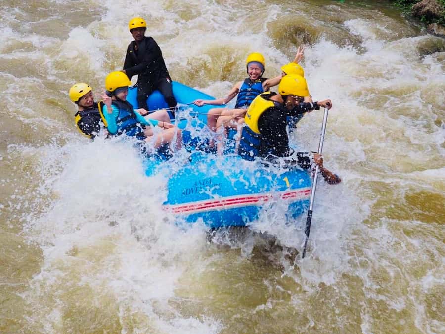 Khao Lak: Rafting, ZipLine, Lunch Buffet ,ATV Options Trip - Hotel Pickup and the Van Ride Into Phang Nga