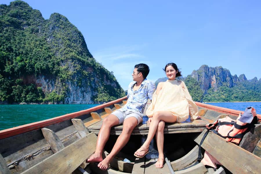 Khao Sok: Cheow Lan Lake Sunset Cruise w/ Drinks - Raft houses and The Laguna Cheowlarn kayaking, where the pace slows down