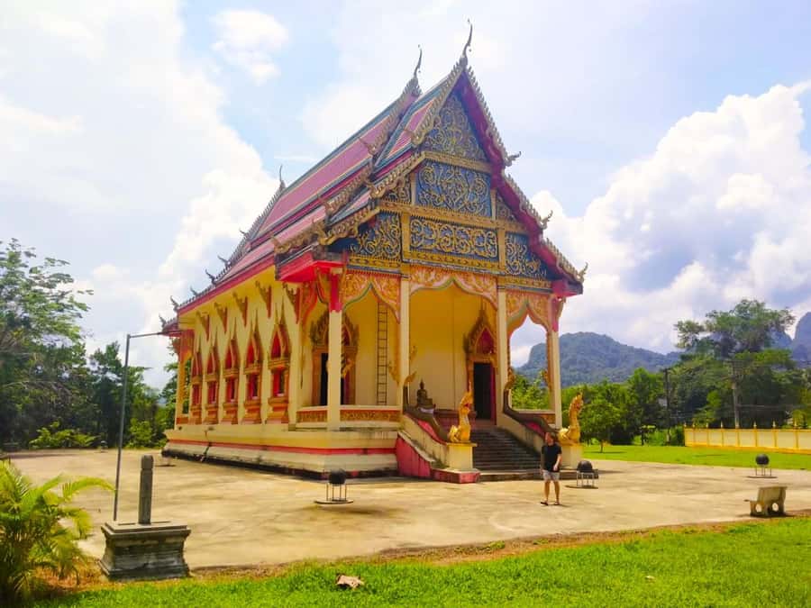 Khao Sok: Elephant Day Care, & Bamboo Rafting Day Tour - Mea Yai Waterfall and Phanthurat Temple: quick culture and a final scenic reset
