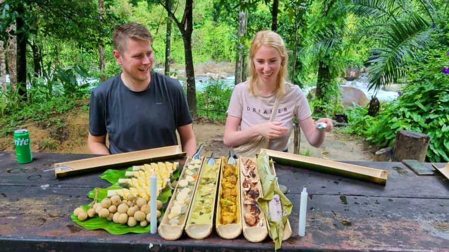 Khao Sok: Private Jungle Trek, Waterfall Swim & Bamboo Lunch - Bamboo lunch in the jungle: why this meal hits differently