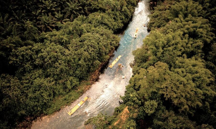 Khaolak: Bamboo Rafting, Waterfalls, and Turtle Conservation - Ton Pling Waterfall swim: the refresh button, with real-world safety tips