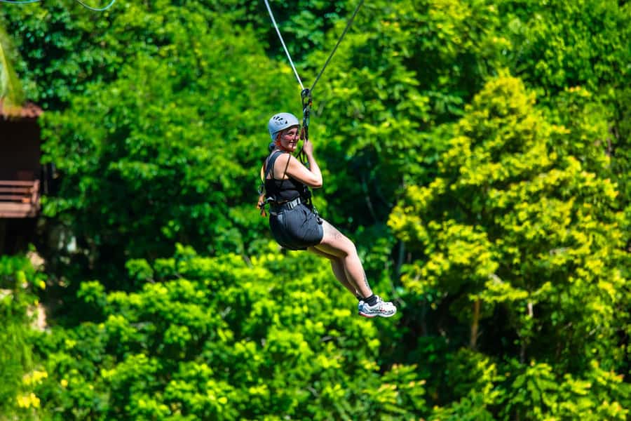 Ko Pha Ngan: Sky-High Zipline & Wang Sai Waterfall Views - The 30-Meter Via Ferrata Climb: Controlled Scare, Not Chaos