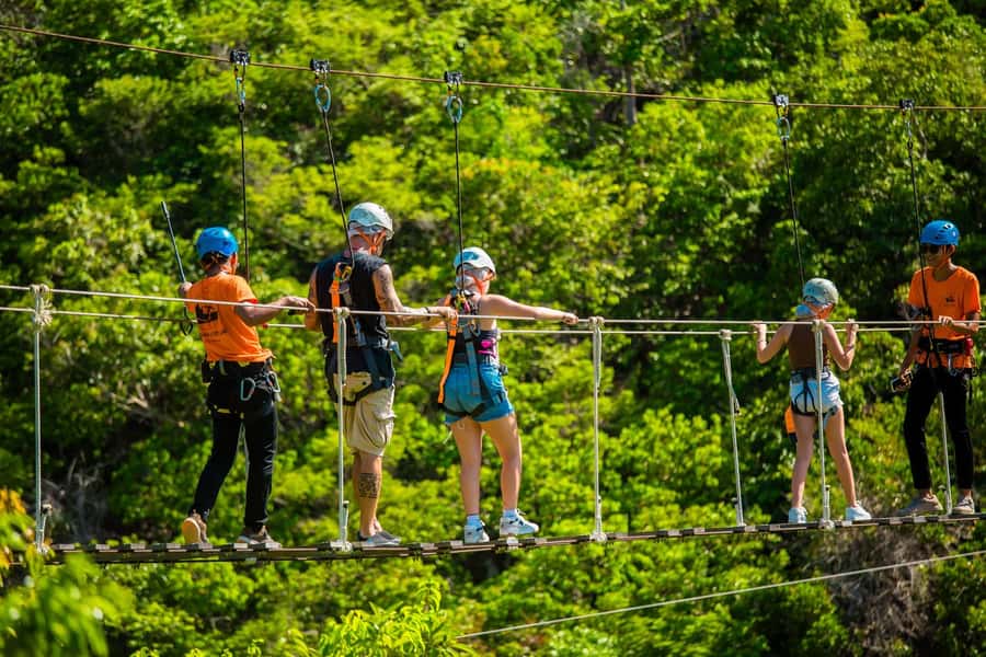 Ko Pha Ngan: Sky-High Zipline & Wang Sai Waterfall Views - Picking the Right Package: 10 Minutes or a Full Sky Day