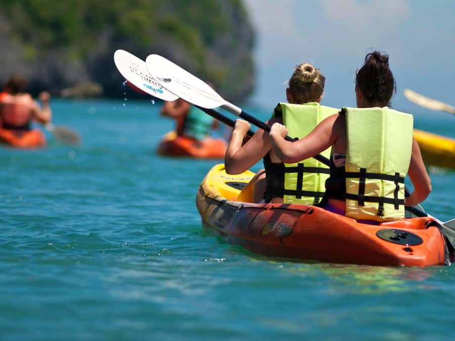 Ko Samui: Angthong Marine Park Snorkel & Kayak Tour/ w Lunch - Emerald Lake (Thalay Nai): the hike payoff and the kayak alternative
