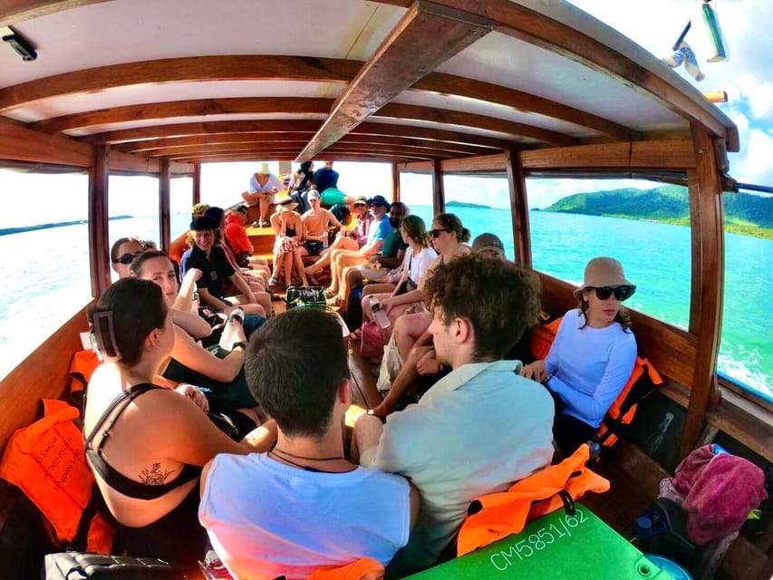 Koh Lanta: 4 Islands and Emerald Cave Tour by Longtail Boat - Koh Maa Island: fish feeding, reef snorkeling, and giant bats