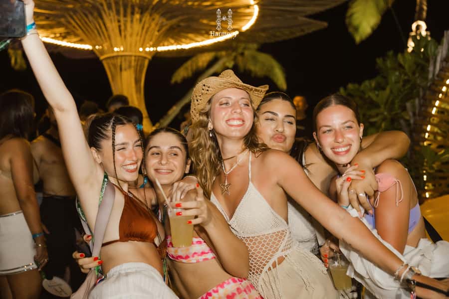 Koh Phangan: Halfmoon Festival (Party Tickets) - Day 1 at Harmony Beach Club: beachfront party, lights, and chill breaks