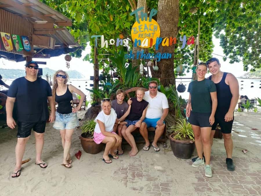 Koh Phangan Shared Road Trip by Mingalaba road trip - Thong Nai Pan Yai beach, where the day starts with real beach time