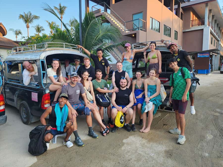 Koh Phangan Shared Road Trip by Mingalaba road trip - Pickup zones and timing, Haad Rin vs Thong Sala