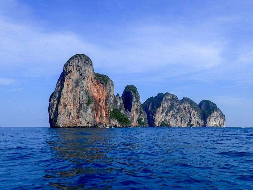 Koh Phi Phi: Maya Bay Private Longtail Boat Tour - Viking Cave From the Boat: Old Markings, No Cave Access