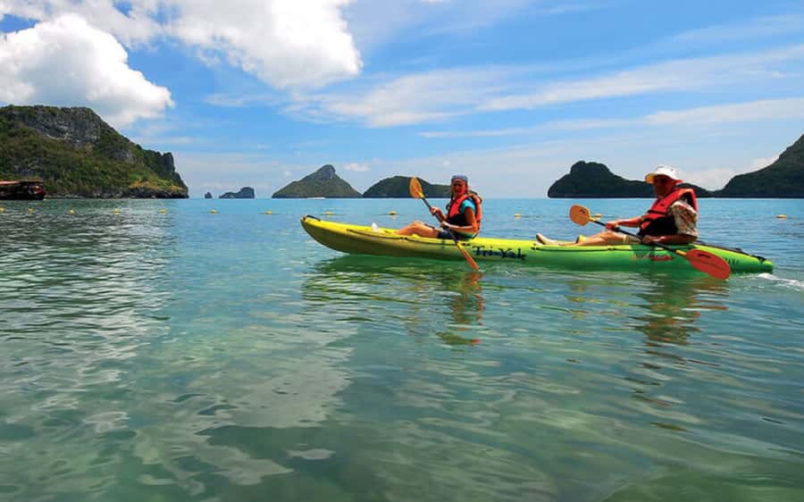 Koh Samui: Ang Thong Marine Park Day Tour by Speedboat - The limestone cliff hike and lookout panoramas