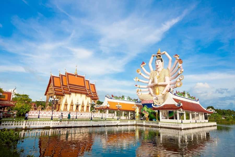 Koh Samui: Half Day Around Island Tour with Transfers - Plai Laem Temple and the 18-arm Guanyin pond ritual