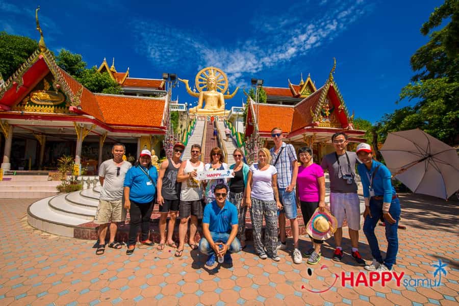 Koh Samui: Half-Day Island Highlights Tour with Hotel Pickup - Wat Plai Laem: Where Chinese Heritage Shows Up Big Time