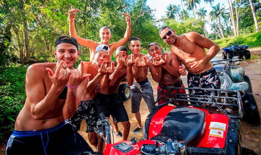 Koh Samui: Jungle, Mountains and Waterfalls ATV Tour - The hilltop viewpoint: 360-degree Samui photos