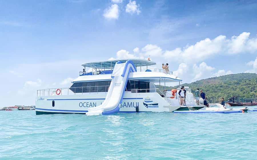 Koh Samui: Koh Tan and Koh Madsum Half-Day Tour by Catamaran - On the Water, Then Lunch: Why the Timing Works