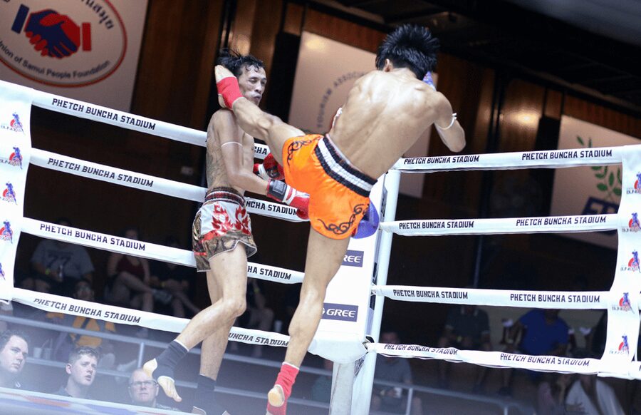 Koh Samui: Phetch Buncha Boxing Stadium Muay Thai Ticket - Ticket Redemption and Getting Ready for a 9 PM Start