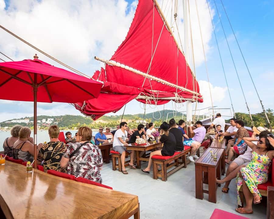 Koh Samui: Red Baron Romantic Sunset Dinner Cruise - How much value is $97 for a 3-hour sunset dinner cruise?